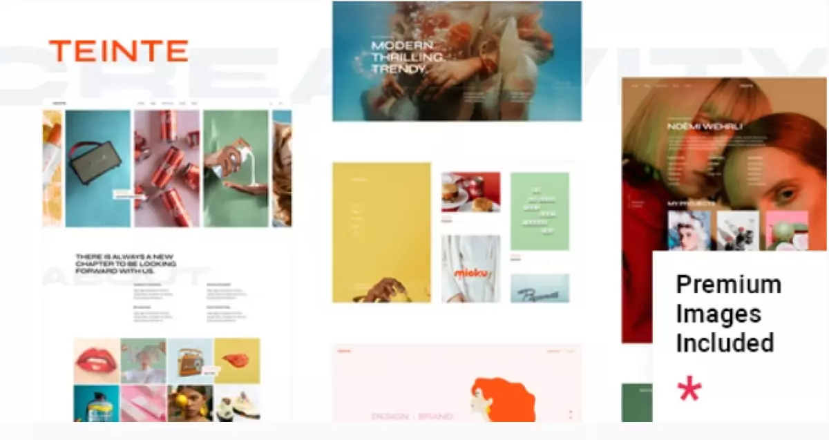 Teinte - Creative Portfolio Theme