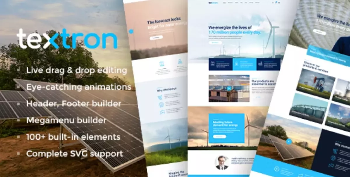 Textron - Industrial WordPress Theme + WooCommerce Shop