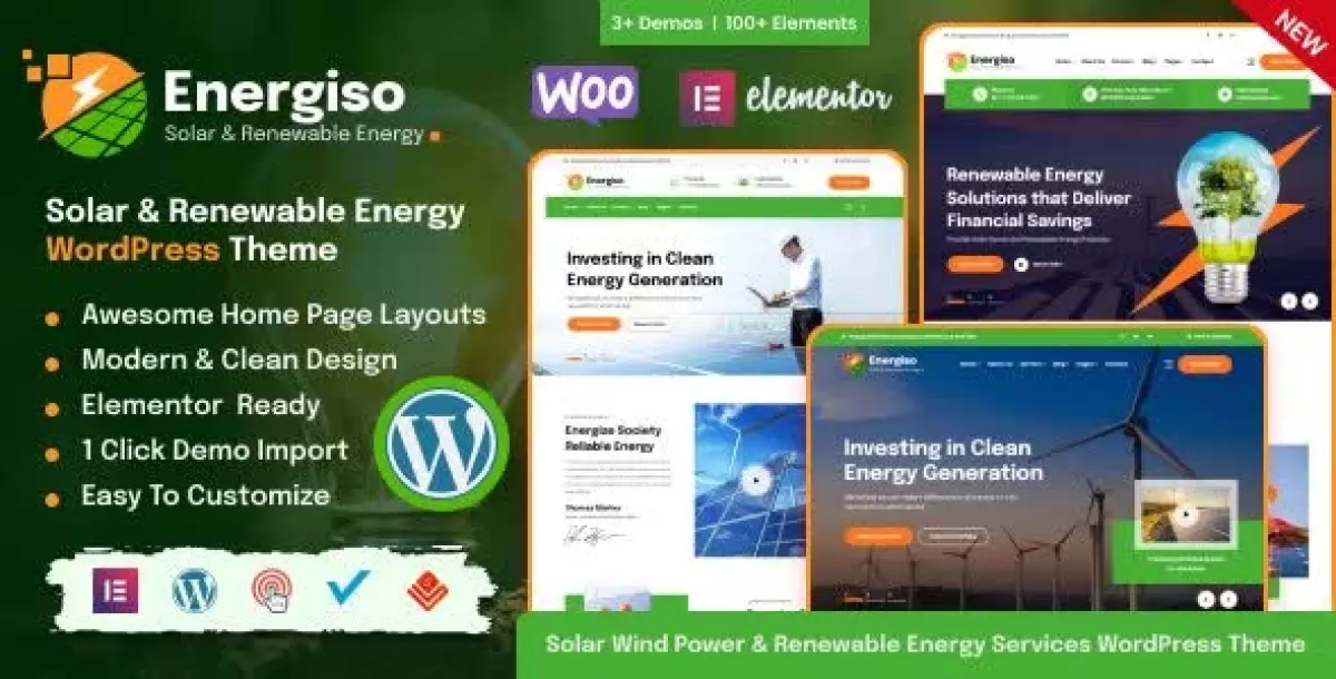 [WISH] Energiso - Solar Technology &amp; Renewable Energy WordPress