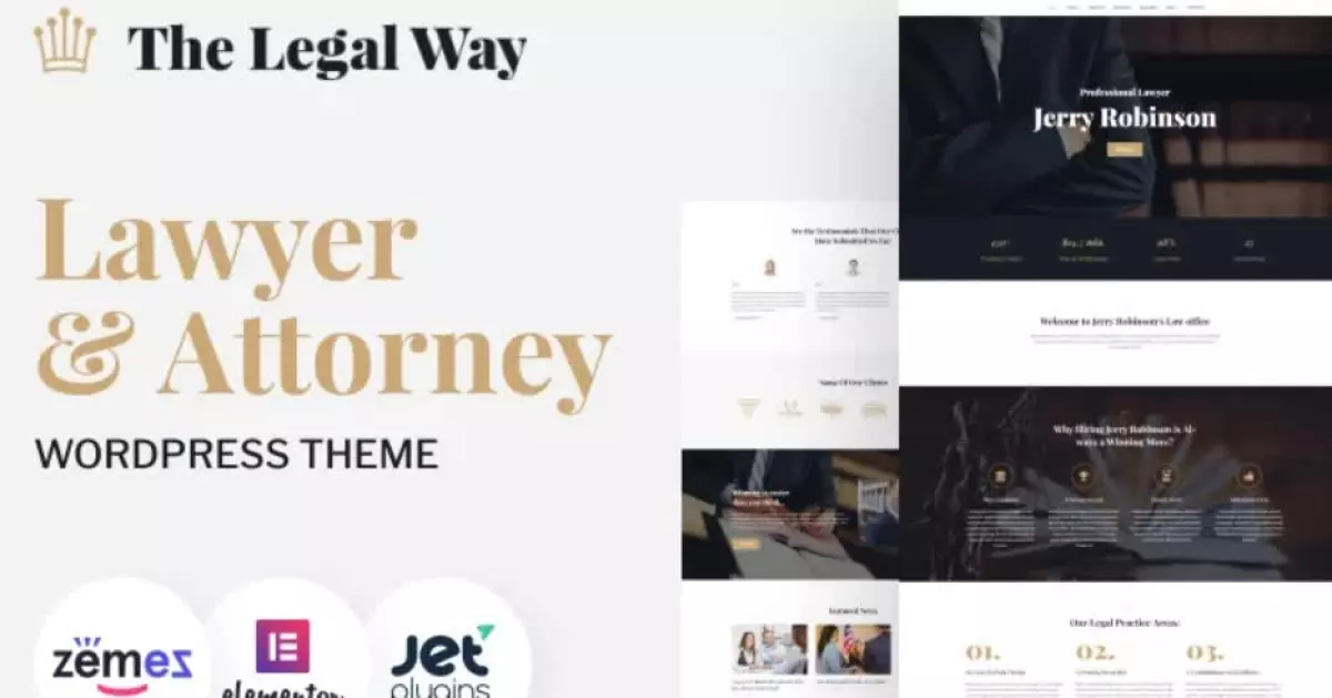 The Legal Way &#8211; Lawyer &#038; Attorney WordPress Theme