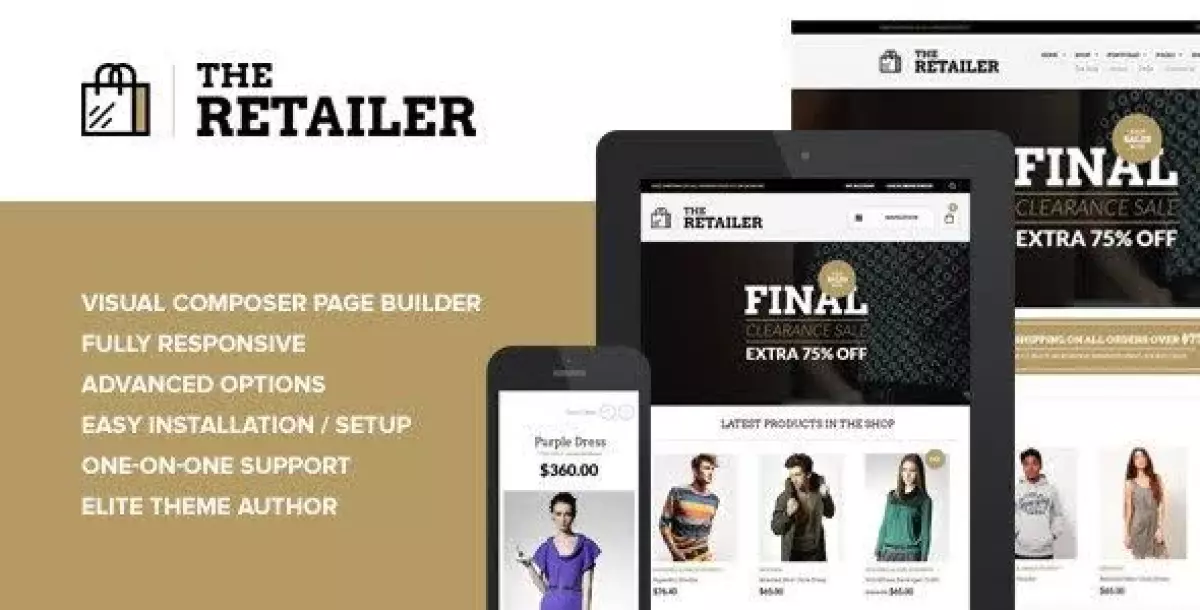 The Retailer - Premium Featured WooCommerce Theme