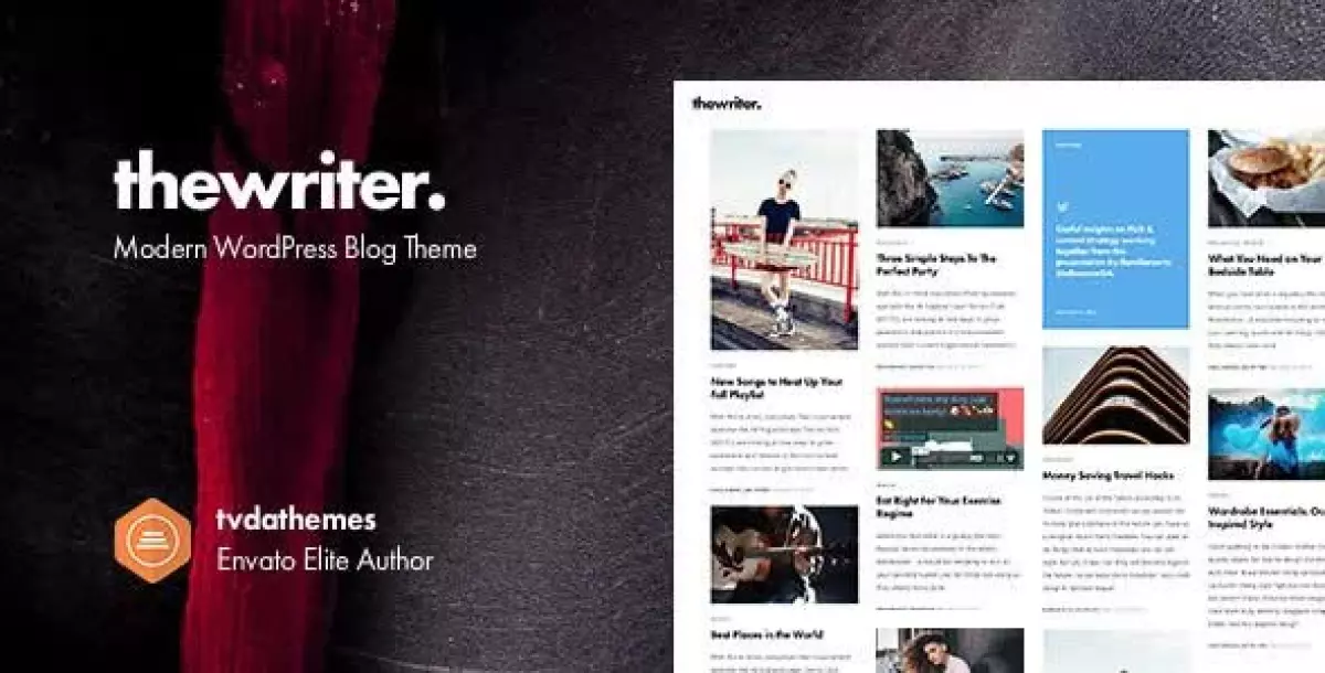 The Writer - Modern WordPress Blog Theme 1.0.0