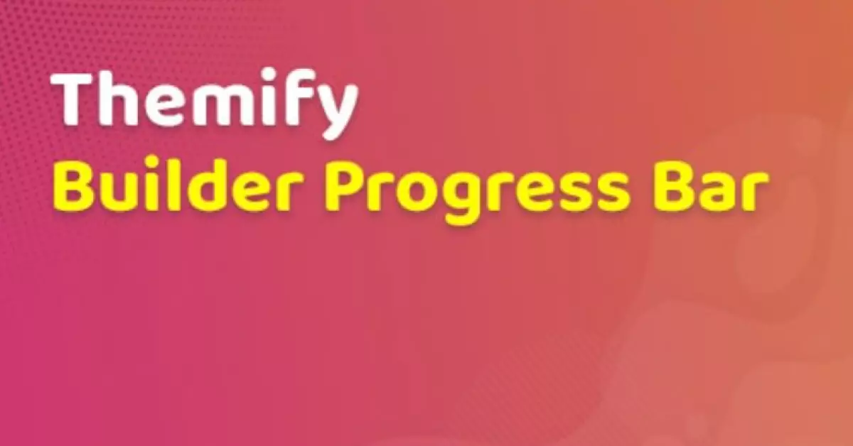 Themify Builder Progress Bar Addon