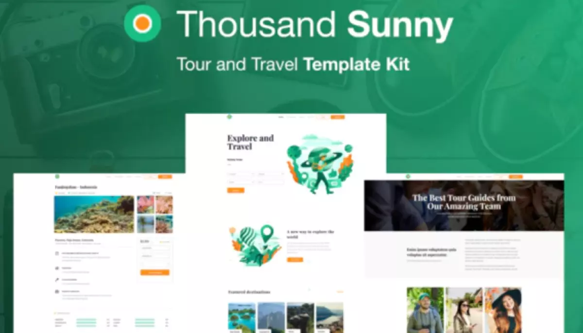 Thousand Sunny – Travel Elementor Kit