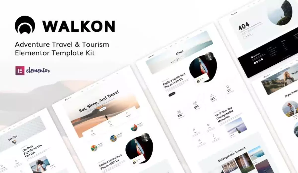 WalkOn - Adventure Travel & Tourism Elementor Template