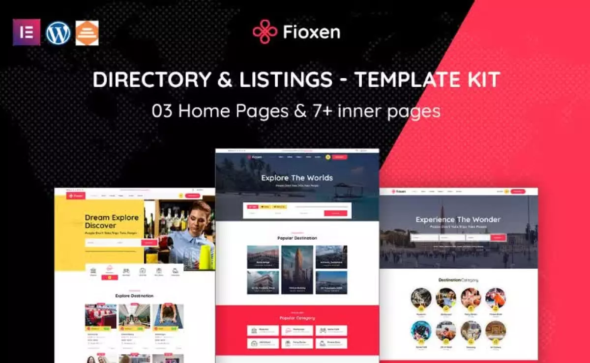 Fioxen - Travel Directory & Listings Elementor Template