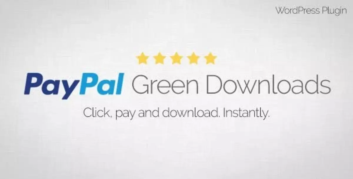 [WISH] PayPal Green Downloads - WordPress