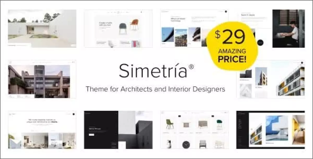 [WISH] Simetria - Architecture &amp; Interior WordPress