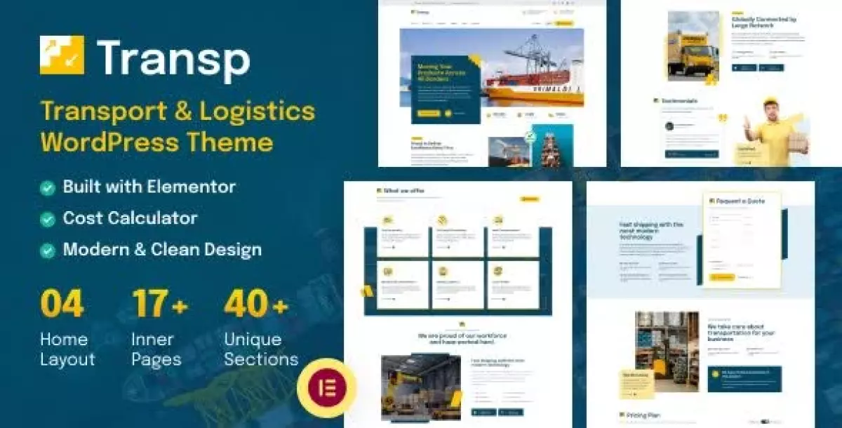 [WISH] Transp - Transport Courier &amp; Logistics  WordPress