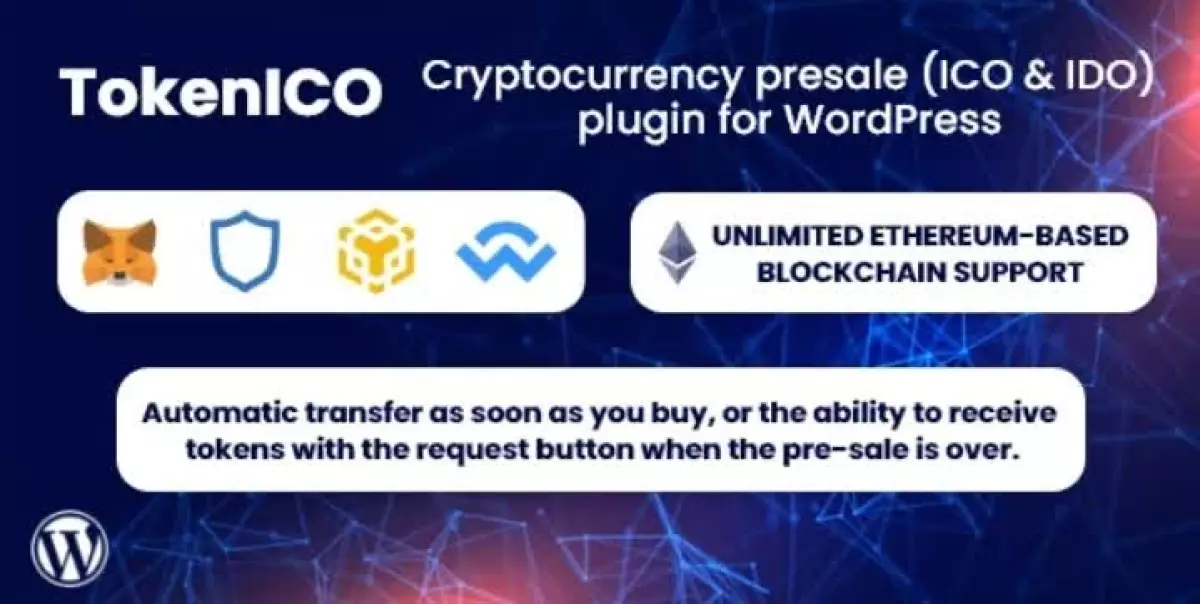 TokenICO - Cryptocurrency presale (ICO & IDO) plugin for WordPress 1.1.3