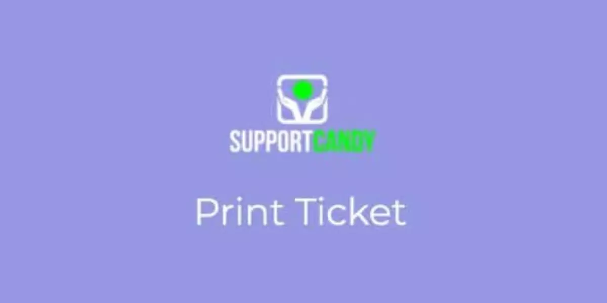 SupportCandy – Print Tickets