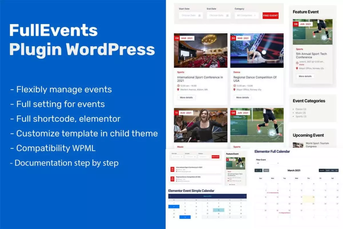 FullEvents - Event Plugin WordPress