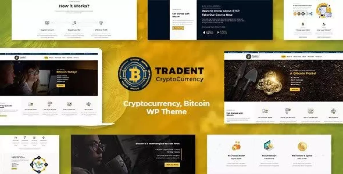 Tradent - Cryptocurrency, Bitcoin WordPress Theme  1.8