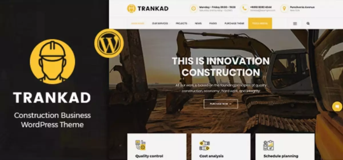 Trankad - Construction WordPress Theme