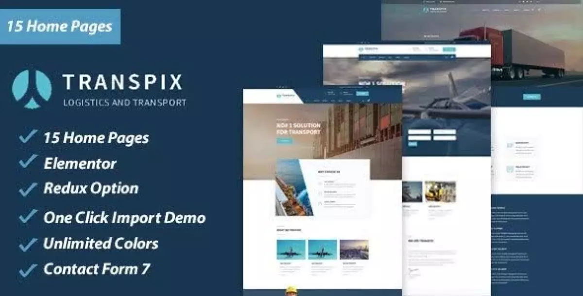 Transpix - Logistics Warehouse WordPress Theme 1.0.0