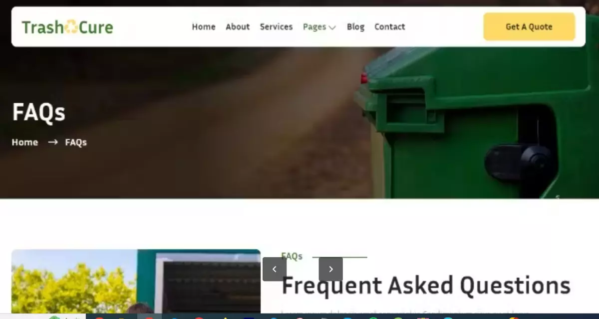 Trashcure – Waste Management &amp; Recycling Service Elementor Template Kit