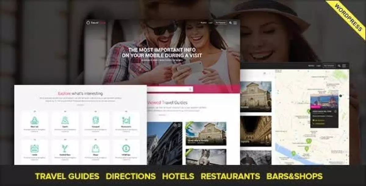 TRAVELGUIDE - Guides, Places and Directions WordPress Theme 1.0