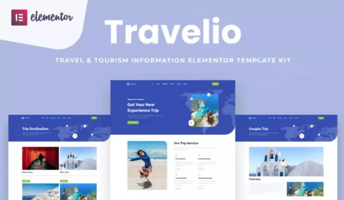 Travelio - Travel & Tourism Elementor Template