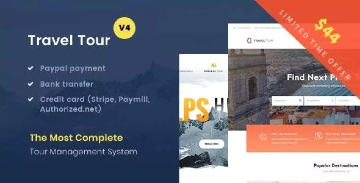 Travel Tour - Travel Booking WordPress