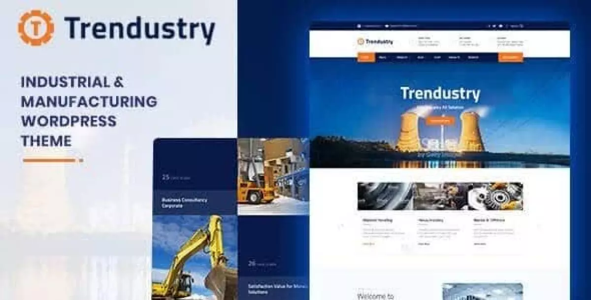 Trendustry - Industrial & Manufacturing WordPress Theme