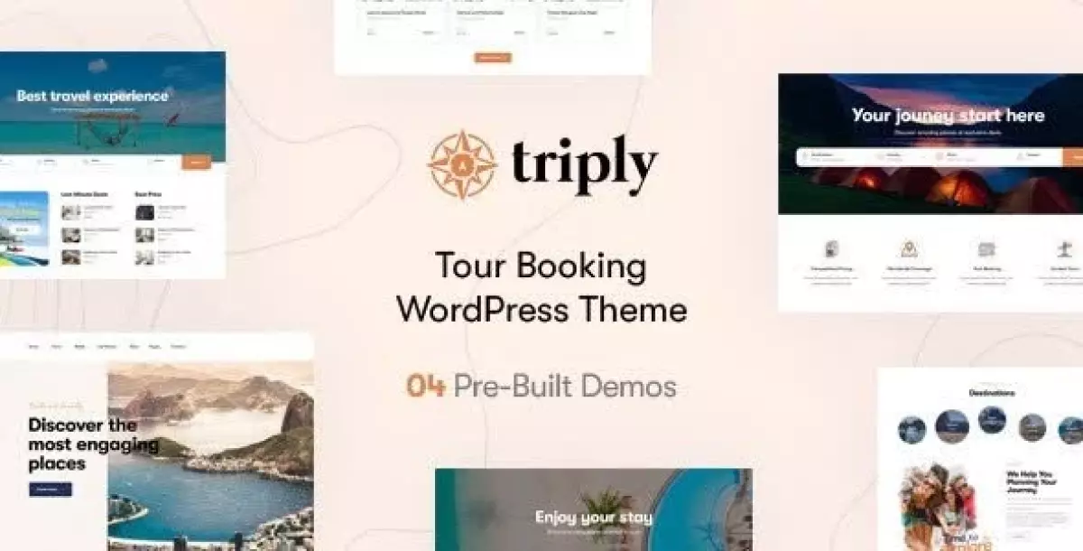 Triply - Tour Booking WordPress Theme 2.2.9