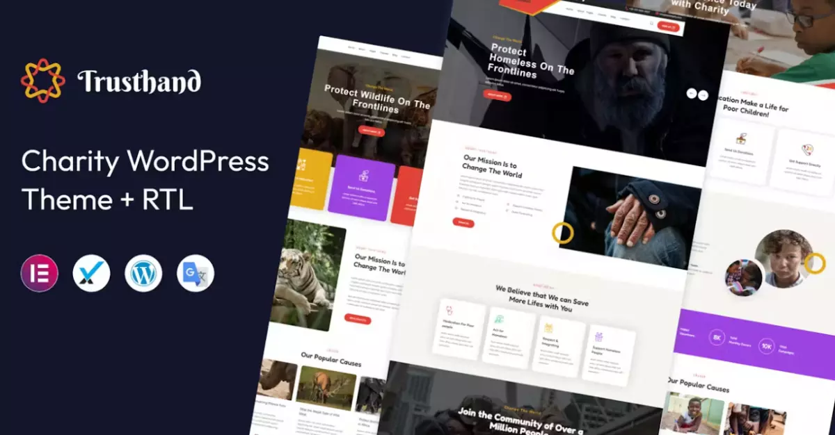 Trusthand – Charity WordPress Theme