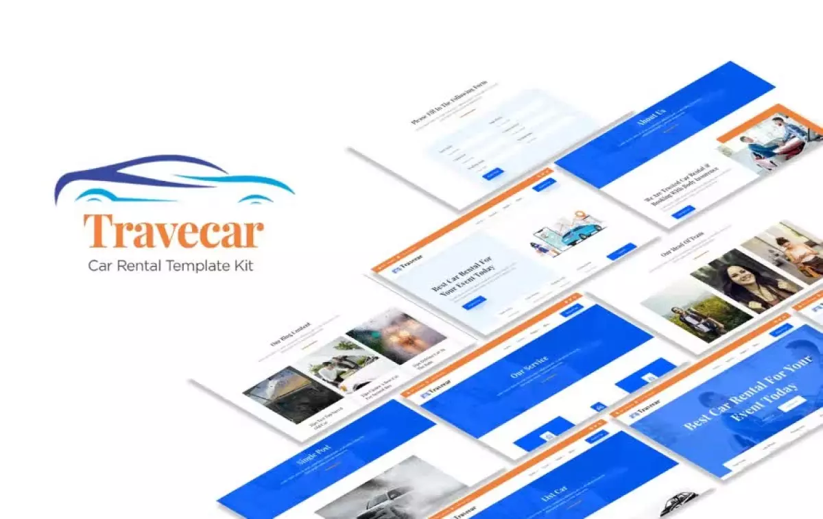 Travecar - Car Rental Elementor Template