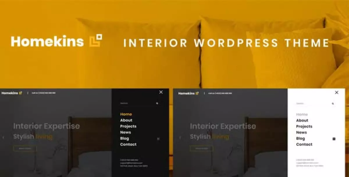 Homekins - Interior WordPress Theme