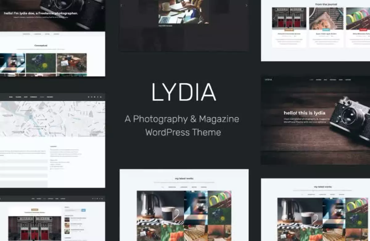 Lydia - Photography & Magazine WordPress Theme