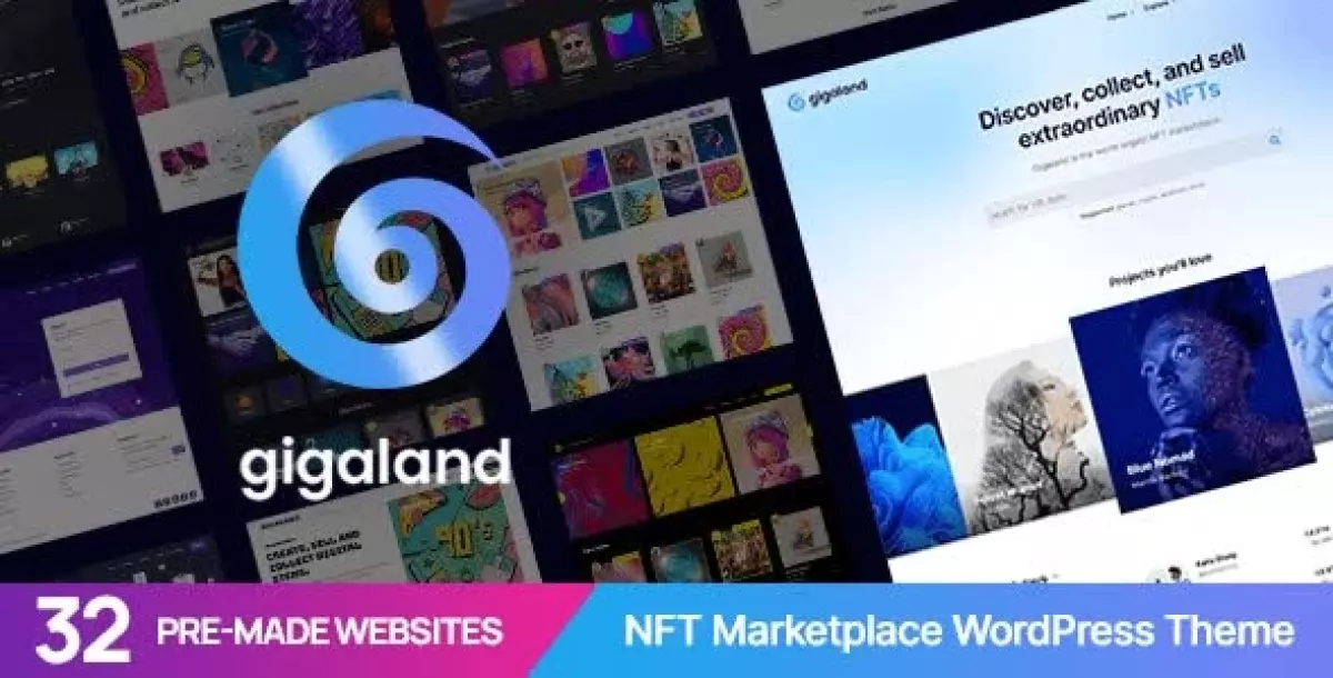 [WISH] Gigaland - NFT Marketplace WordPress