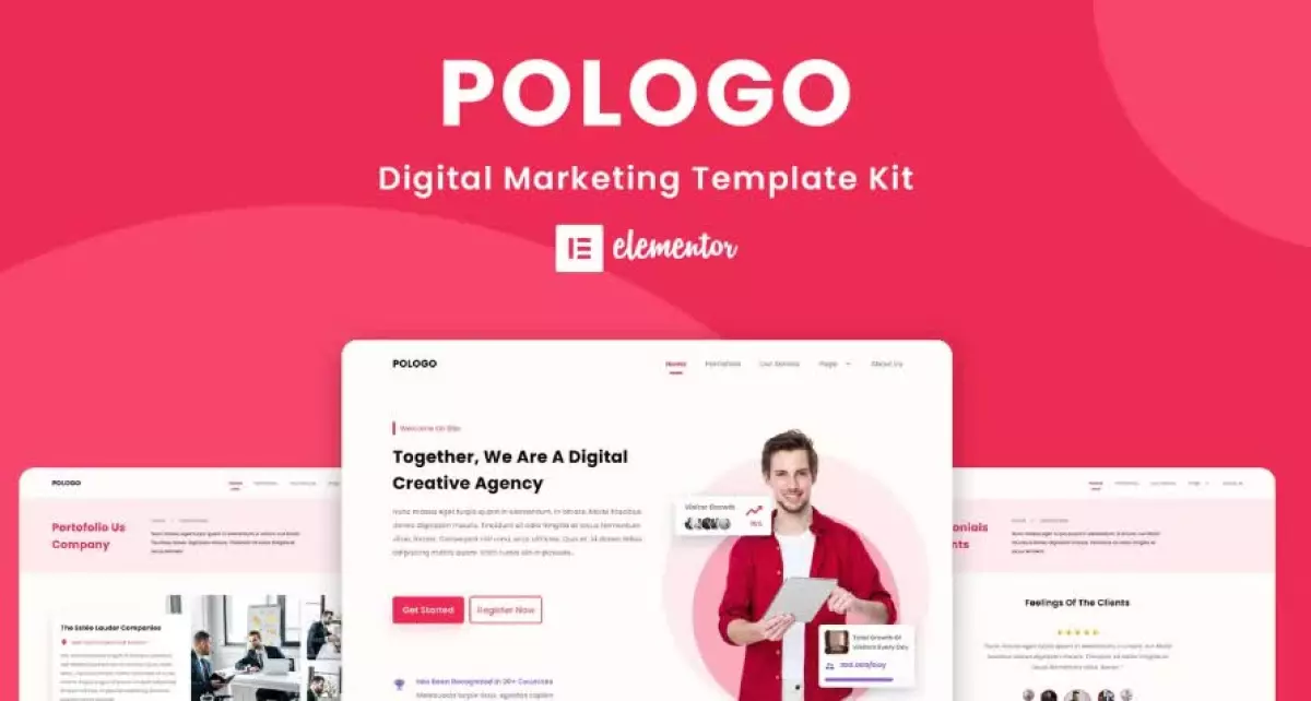 Pologo - Digital Marketing Elementor Template