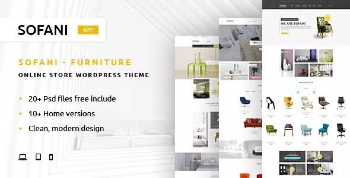 Sofani - Furniture Store WooCommerce WordPress Theme