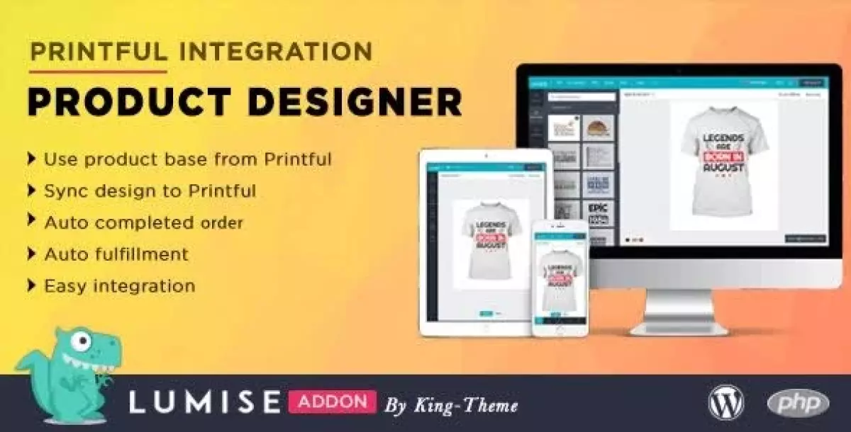 [WISH] Printful Integration - Addon for Lumise Product