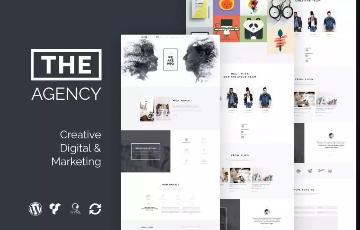 The Agency - Creative One Page Agency WP Theme