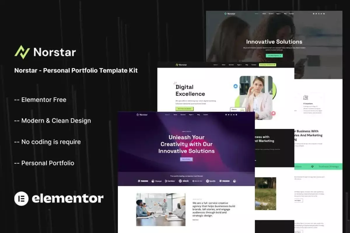 Norstar - Personal Portfolio Template