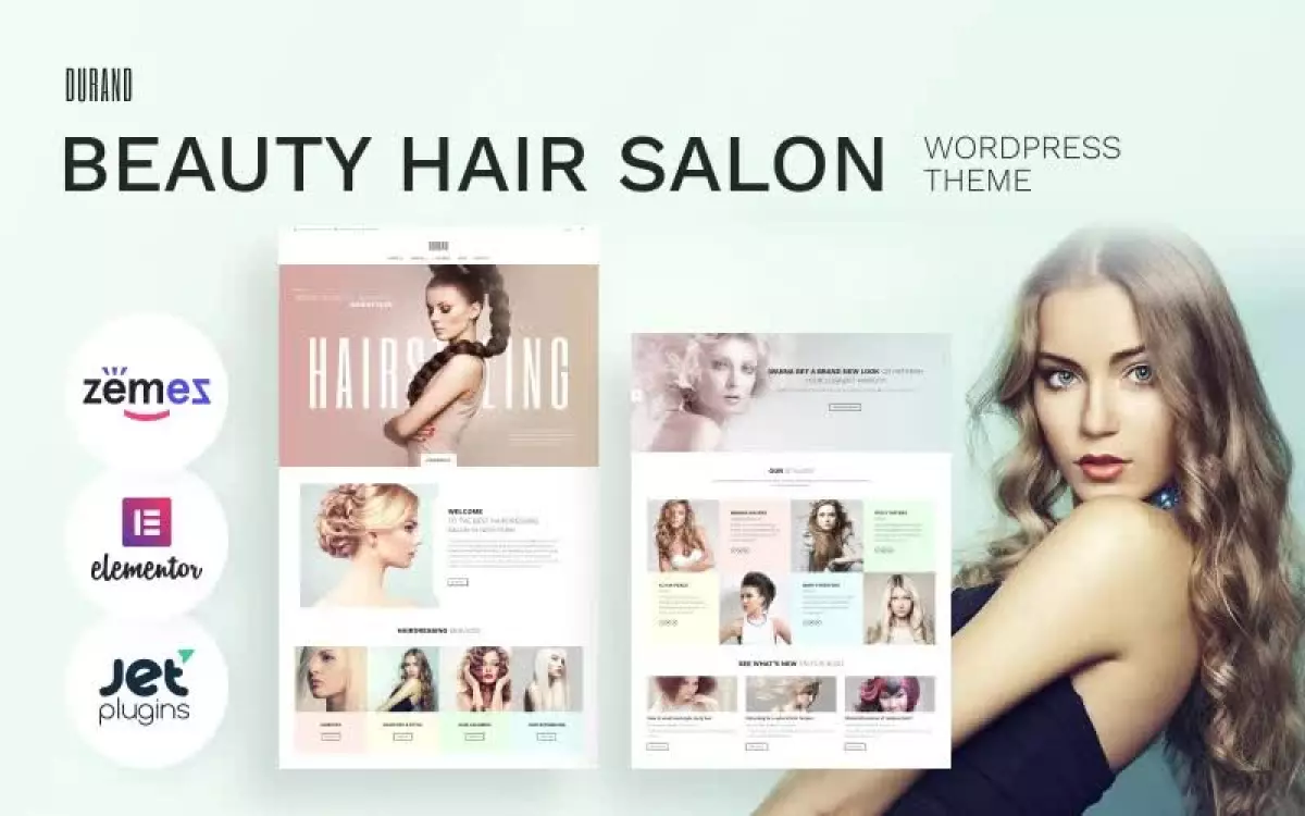 Durand - Beauty & Hair Salon WordPress Theme