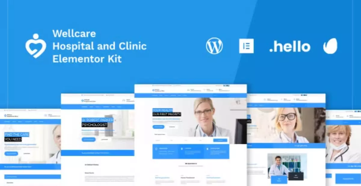 Wellcare - Hospital & Clinic Elementor Template