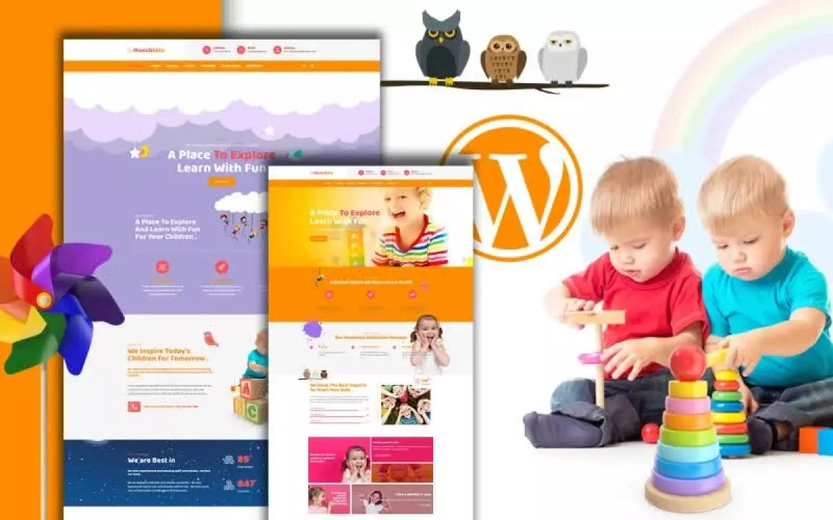 Munchkins - Preschool WordPress Theme