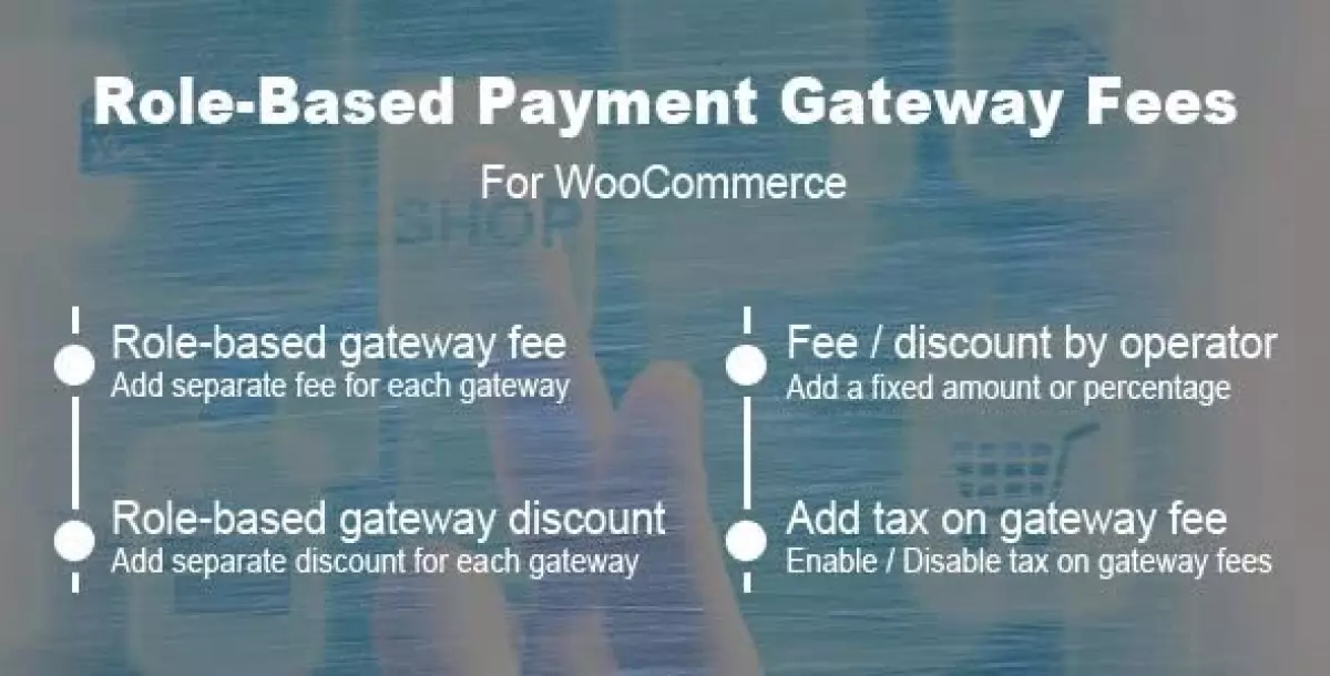 [WISH] Role Based Payment Gateway Fees For