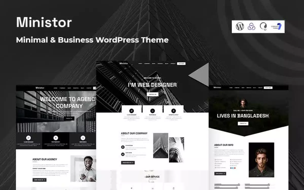 Ministor - Minimal and Business Responsive WordPress Theme