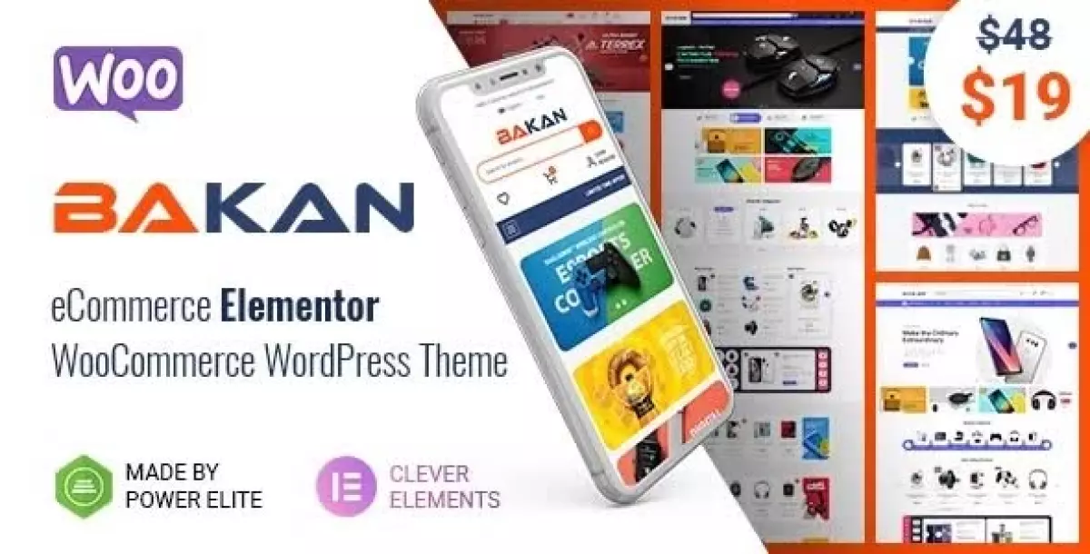 Bakan - eCommerce Elementor WooCommerce WordPress Theme