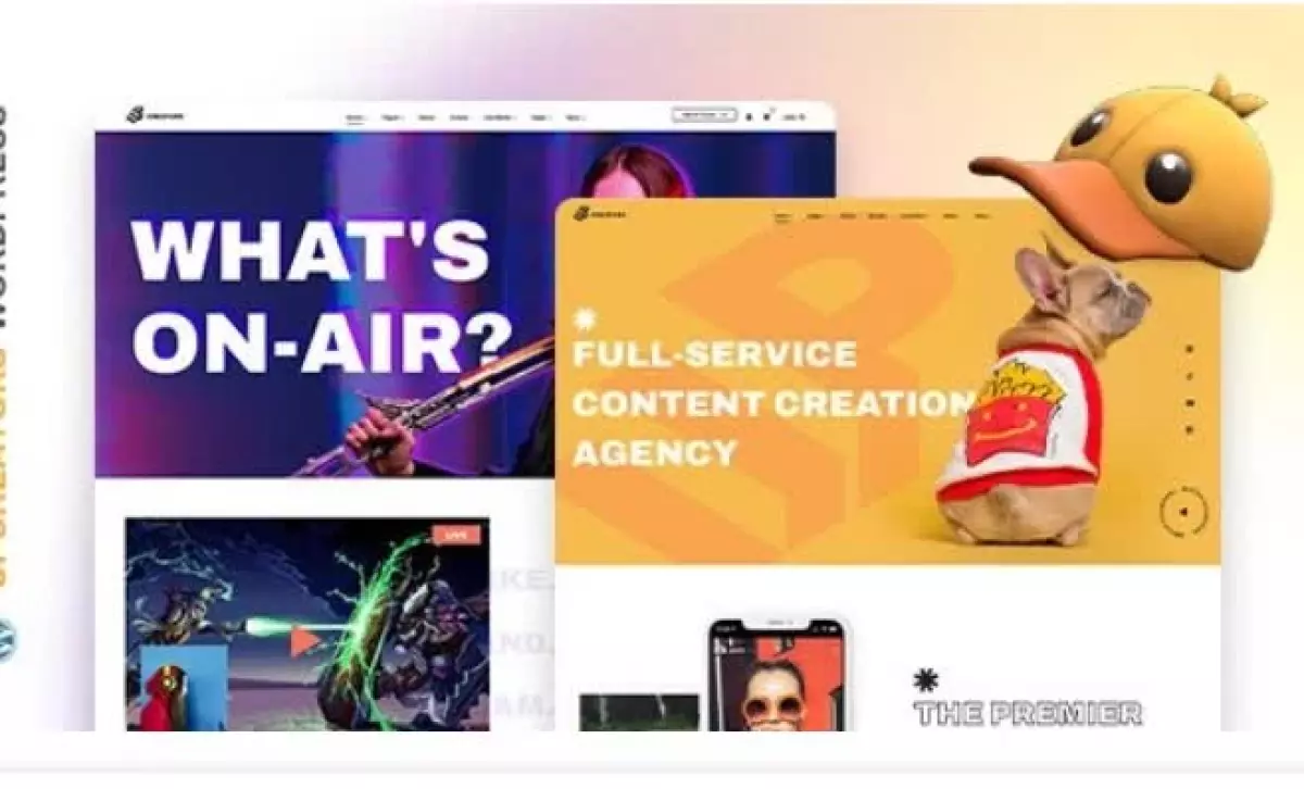 UpCreators - Digital Creators WordPress Theme