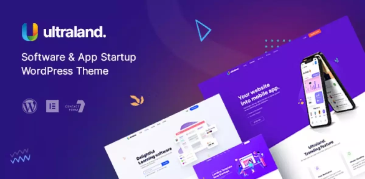 Ultraland - Software &amp; App Startup WordPress Theme