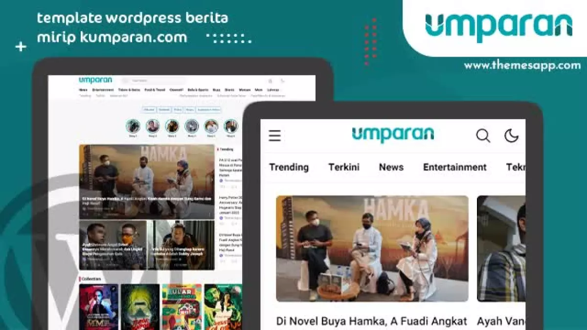 UmparanWP, Template WordPress Berita Mirip Kumparan.com 1.0.0