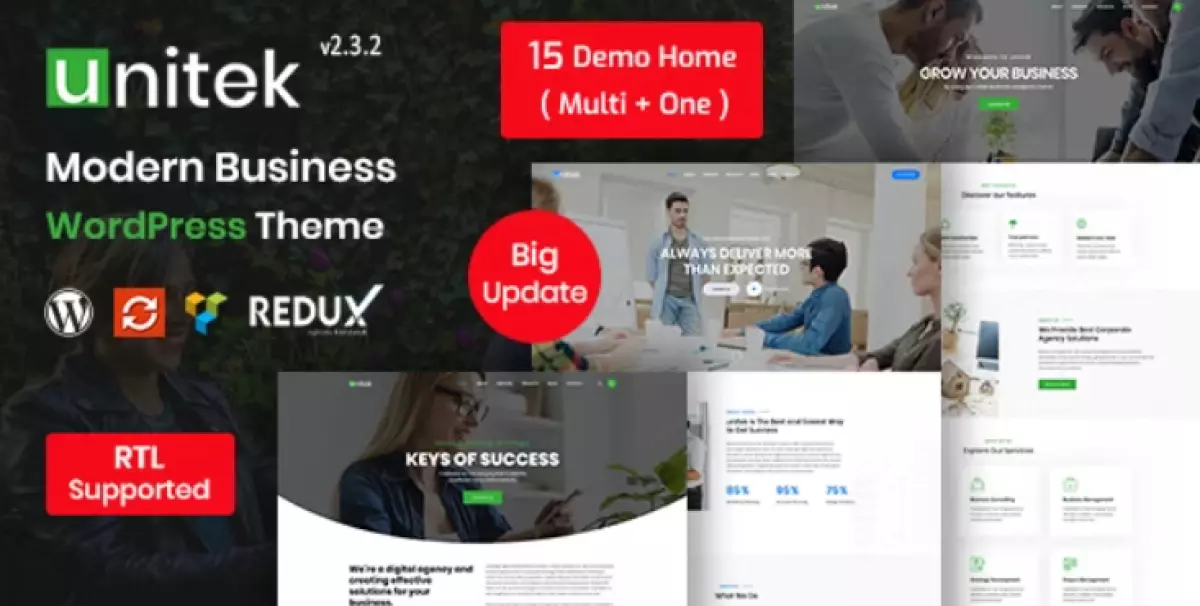 Unitek - Business WordPress Theme