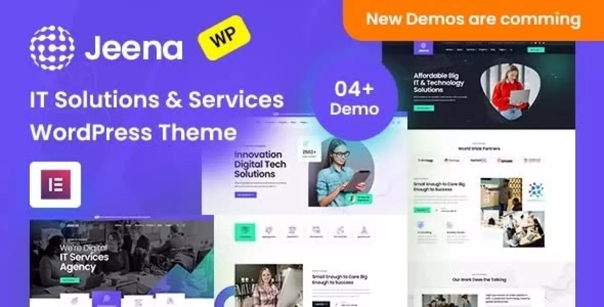 Jeena | IT Solutions & Technology Elementor WordPress Theme