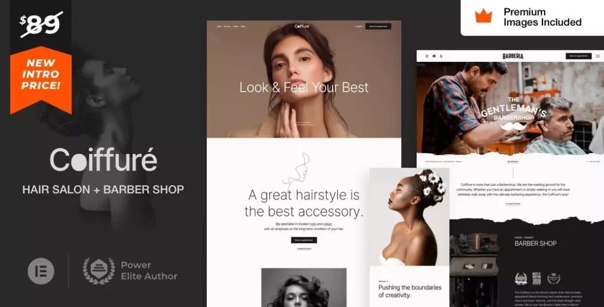 Coiffure - Hair Salon & Barber WordPress Theme