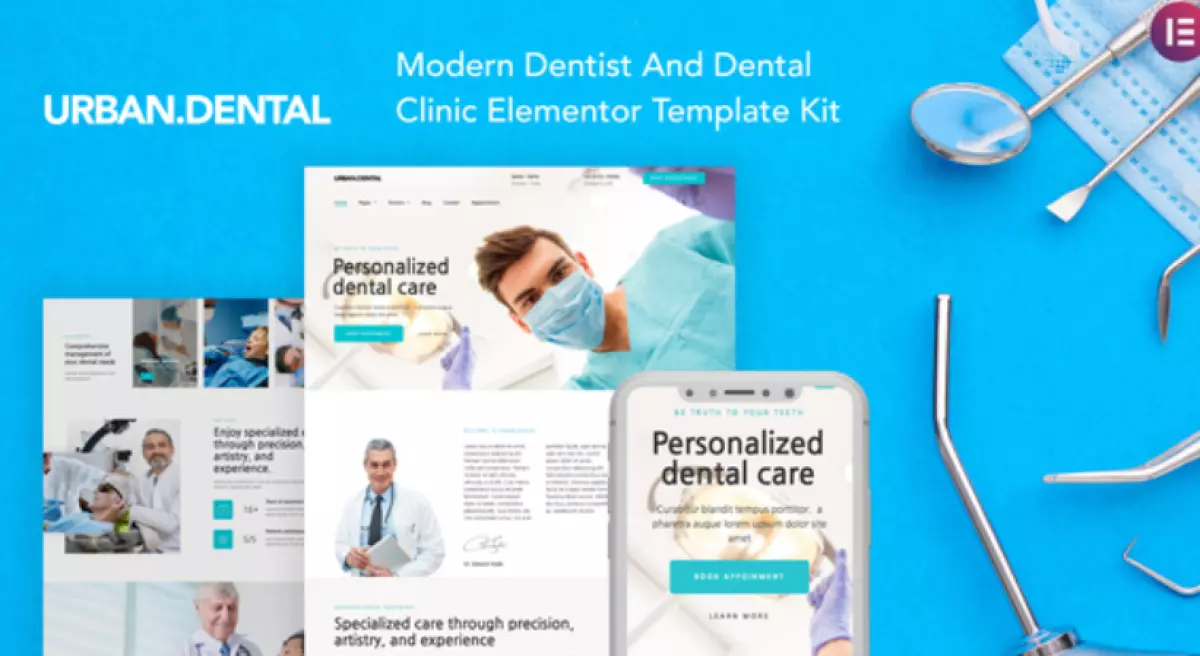 UrbanDental – Dentist &amp; Dental Clinic Template Kit