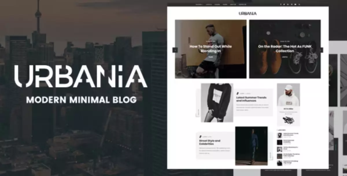 Urbania - Modern Minimal WordPress Blog