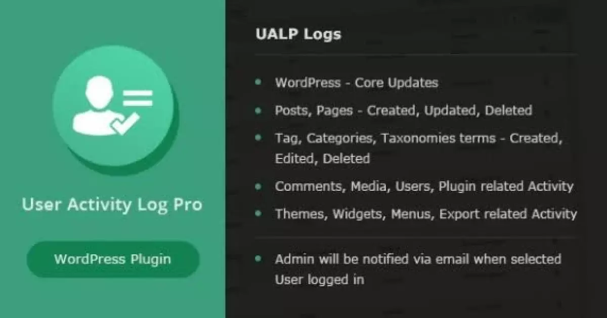 User Activity Log PRO for WordPress 2.3.4